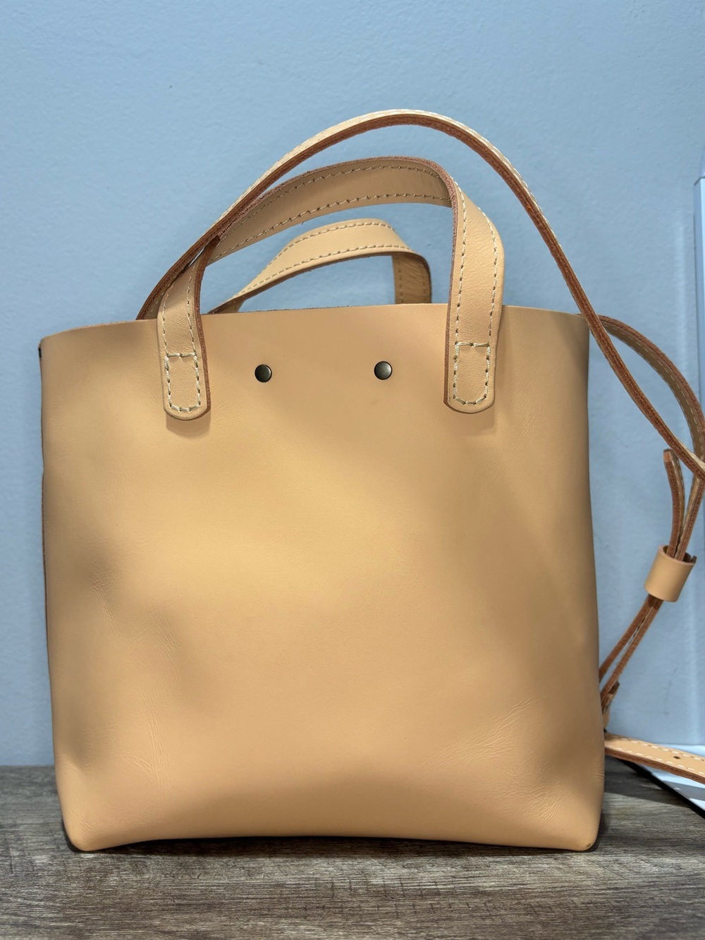 Portland Leather Goods Mini Crossbody Tote - Picture 6 of 16
